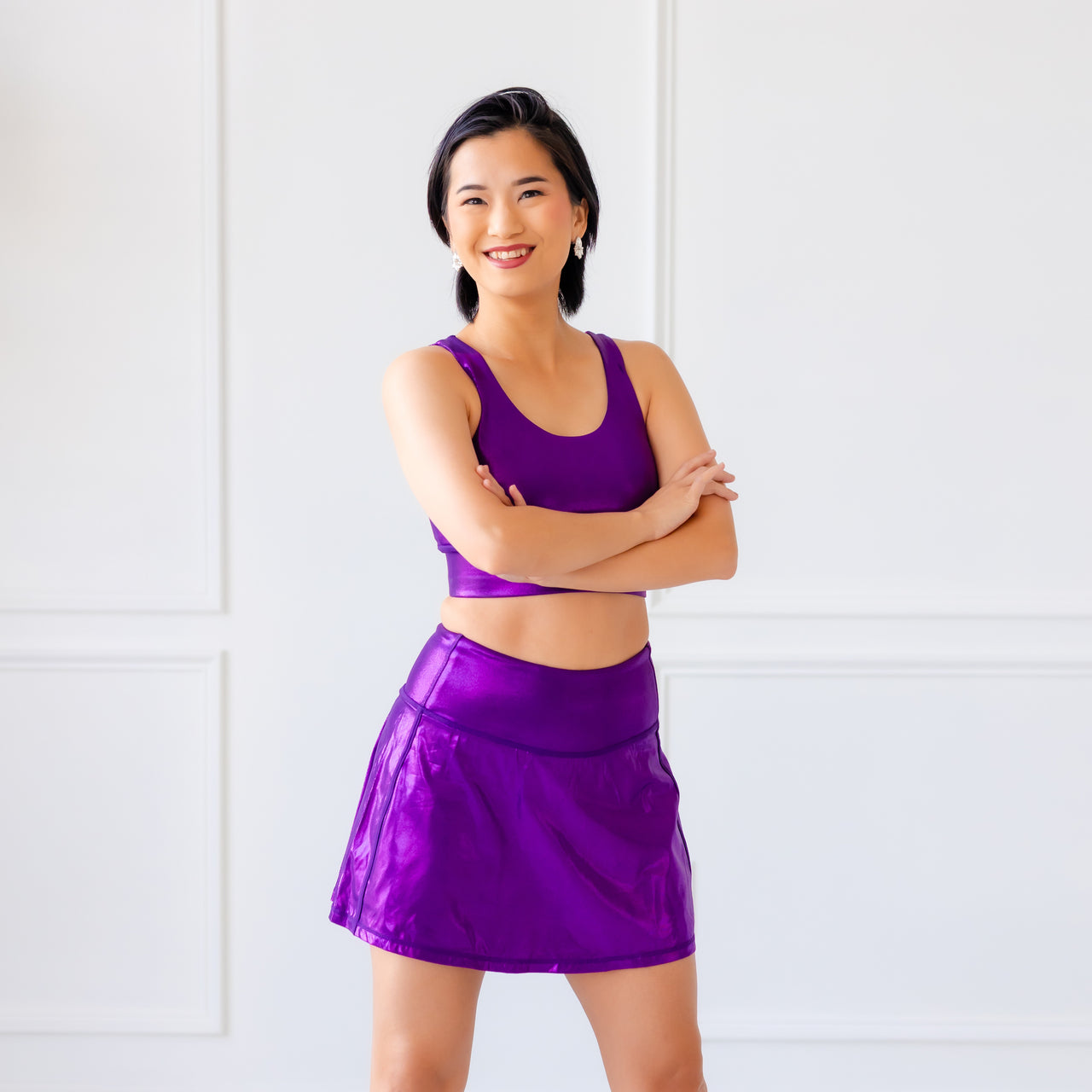 Amethyst Jewel Athletic Skort
