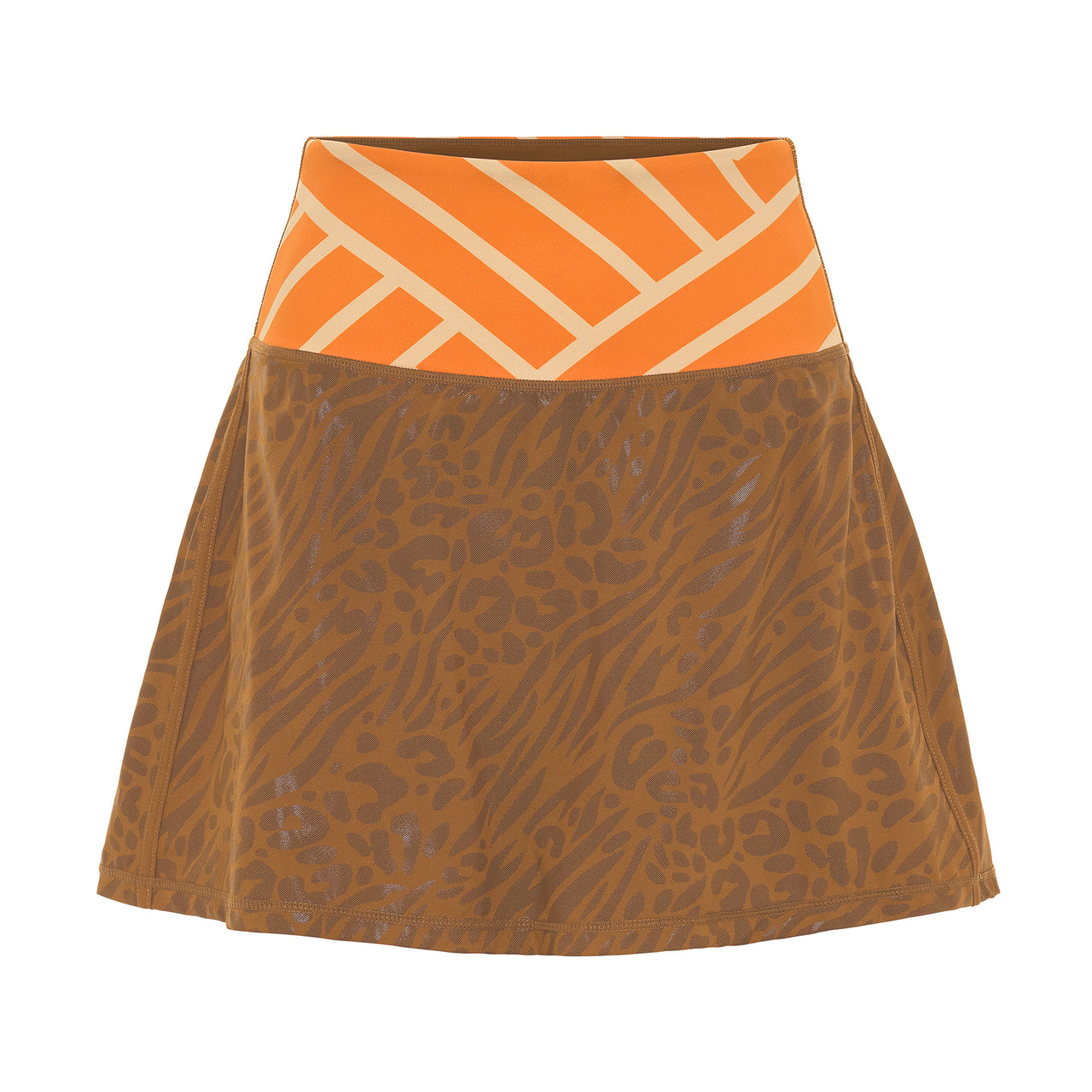 Animal Print Athletic Skort