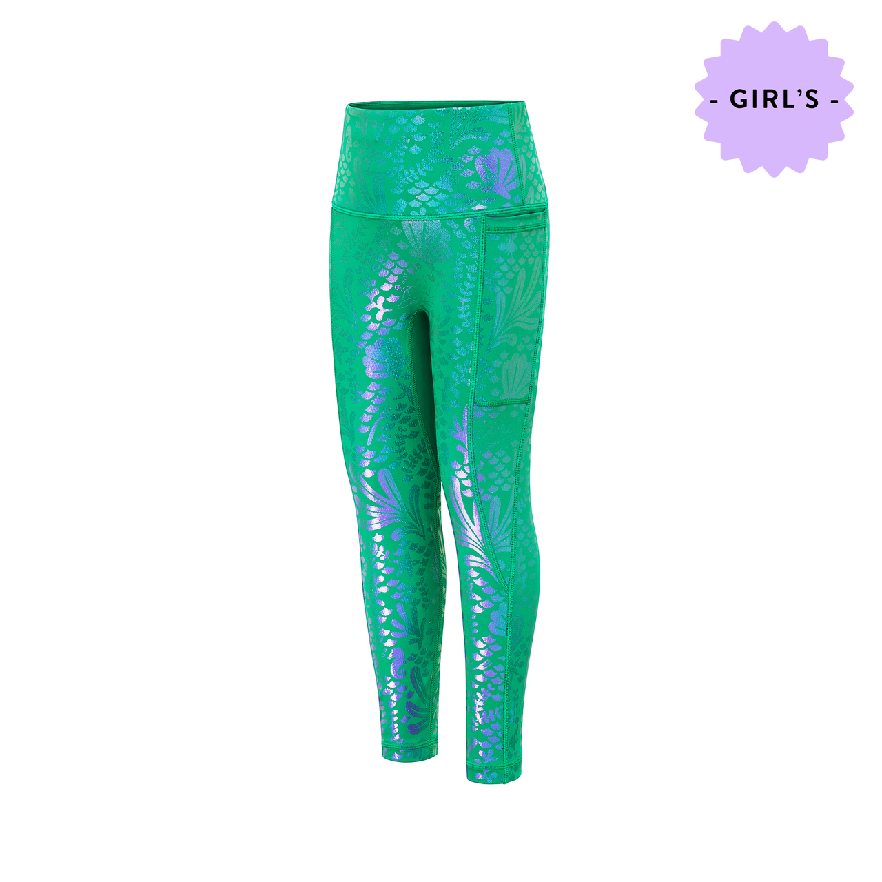 Disney Princess Ariel Girls' Leggings - Green