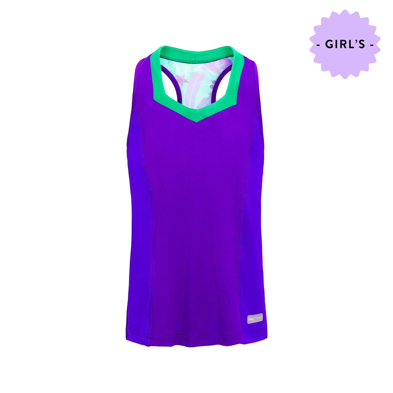 Disney Princess Ariel Girls' Flow Tank - Purple