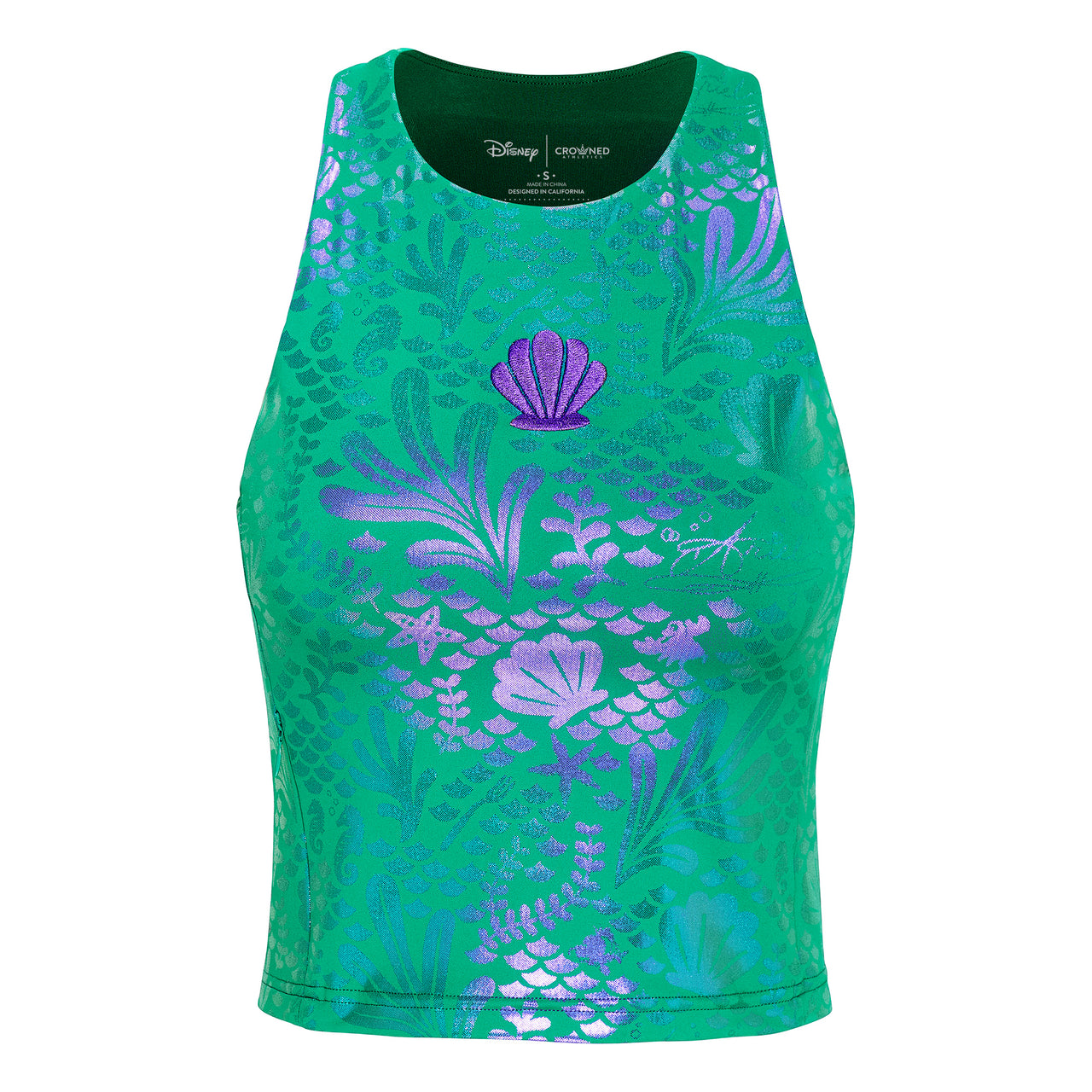 Disney Princess Ariel Women's Power Tank - Green