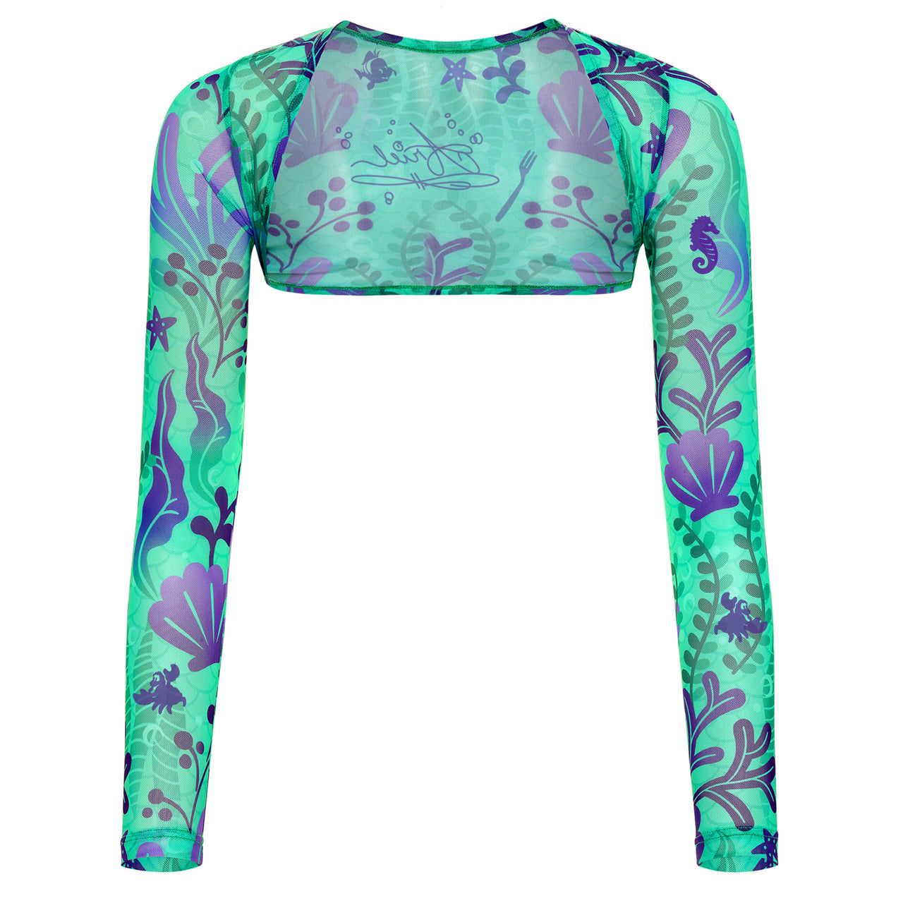 Disney Princess Ariel Women's Mesh Shrug