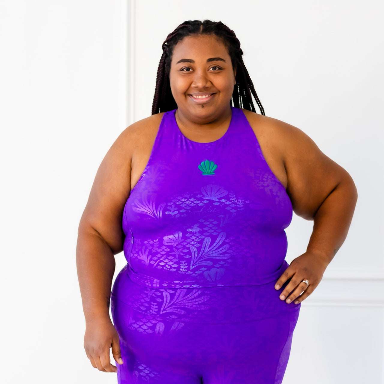 Disney Princess Ariel Women's Power Tank - Purple