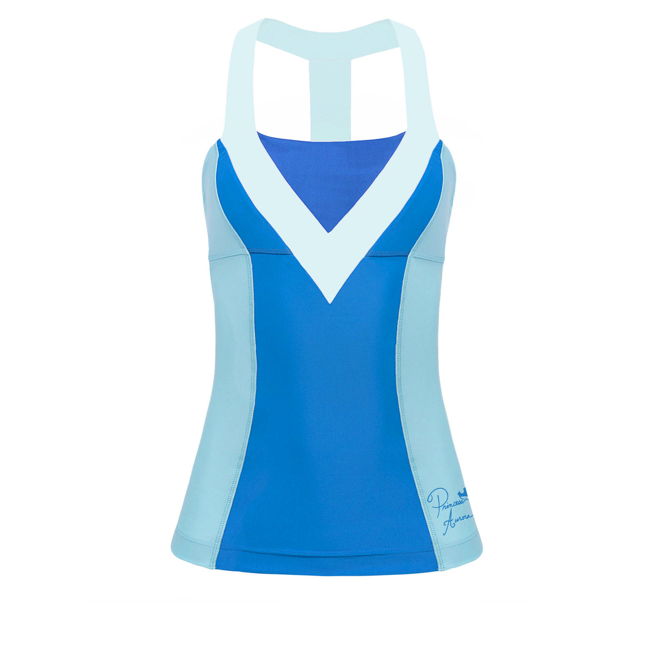 Disney Princess Aurora Women's Athletic Tank - Blue