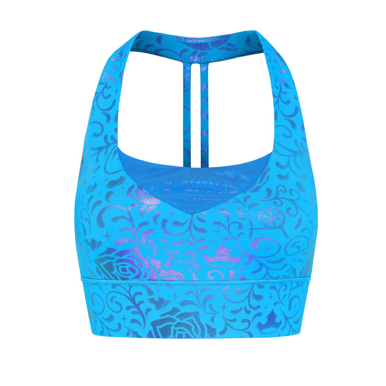 Disney Princess Aurora Women's Sports Bra - Blue