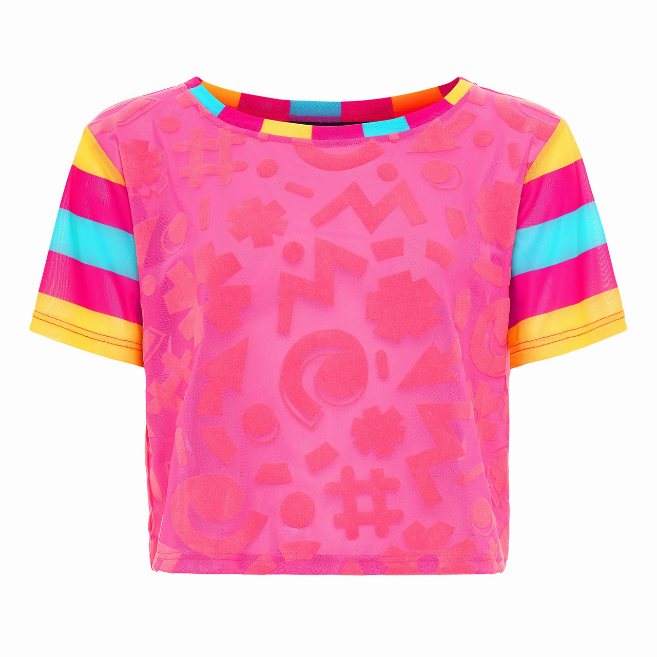 Workout Girl Mesh Tee - Pink