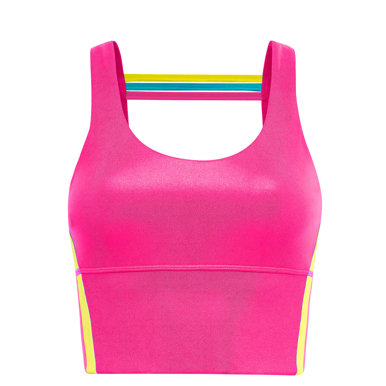 Workout Girl Long Sports Bra - Pink