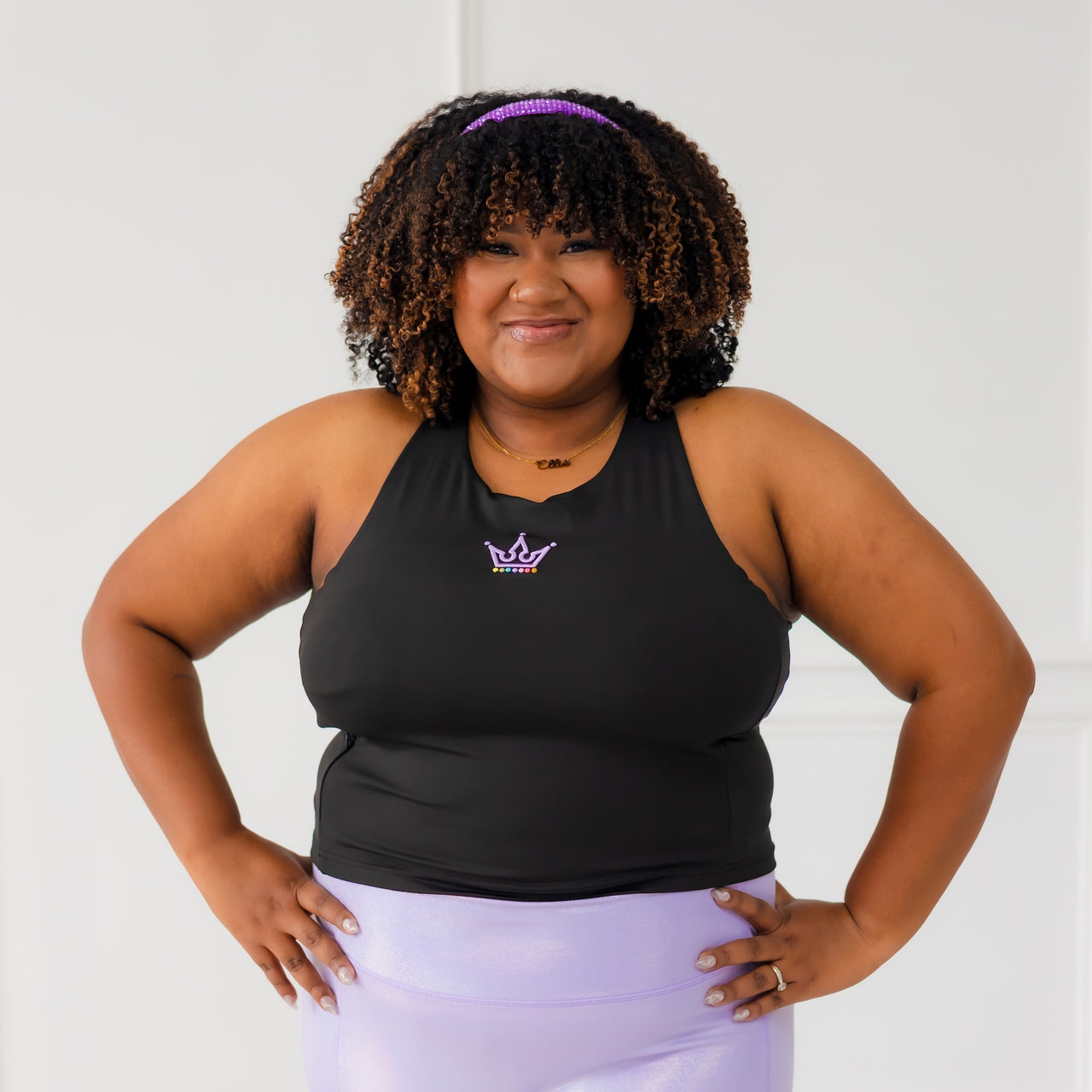 Crowned Power Tank - Black