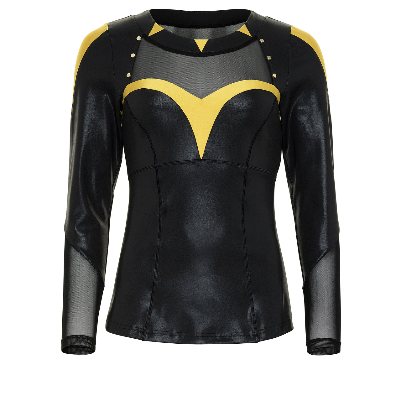 Black and Gold Athletic Long Sleeve