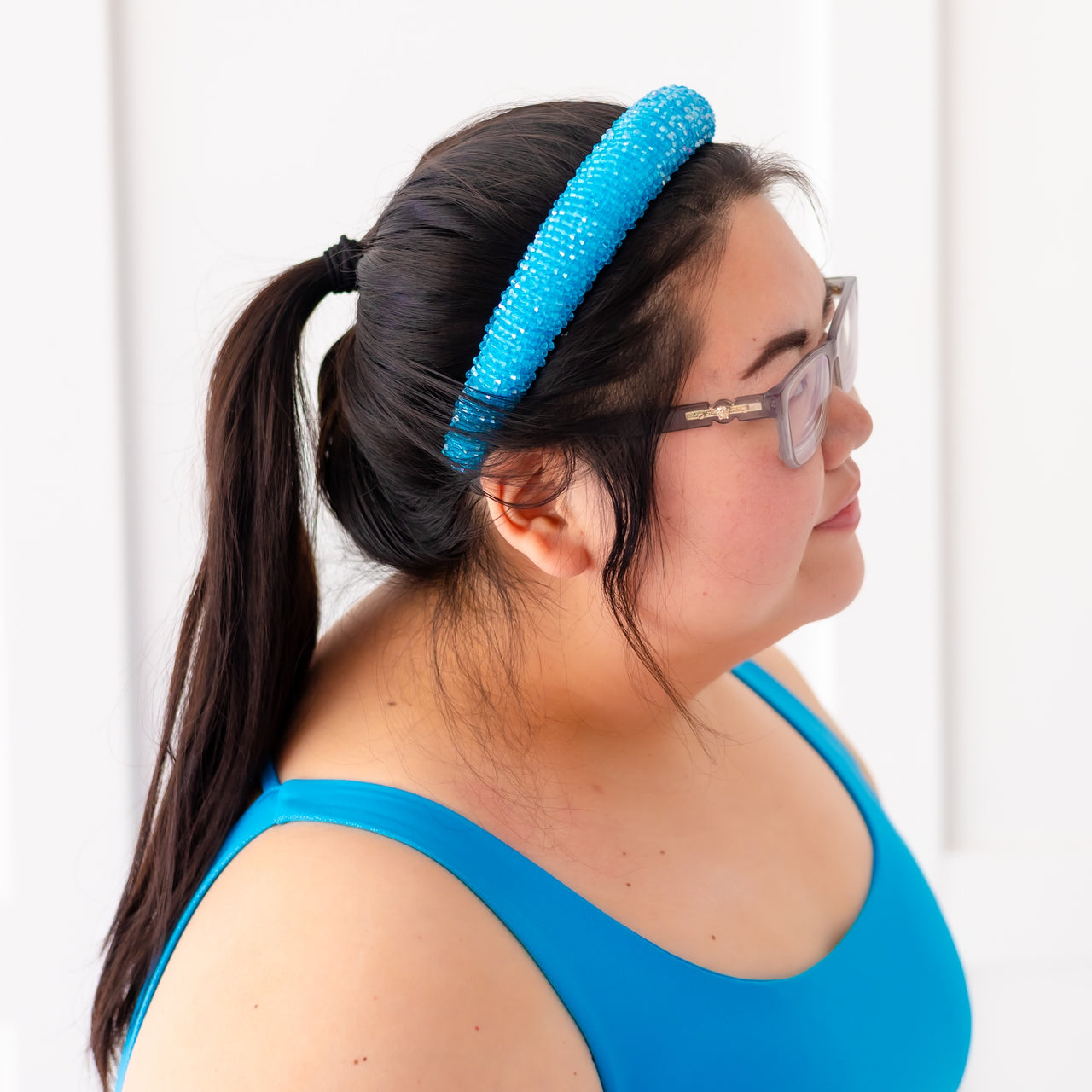 Blue Sparkle Headband - Bold