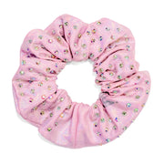 Blush Prism Rhinestone Zipper Scrunchie - Crowned Athletics