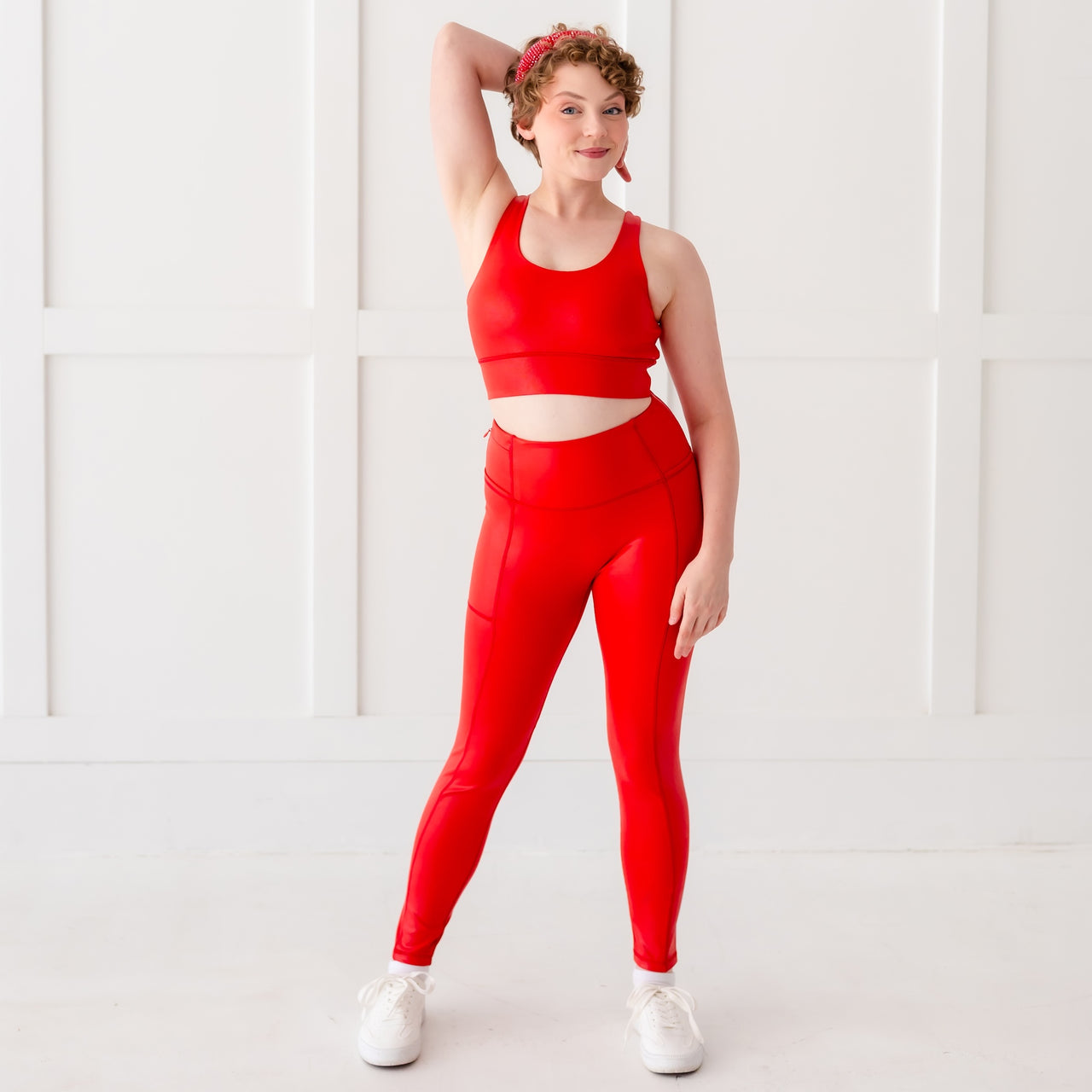 Bold Red Women's Leggings