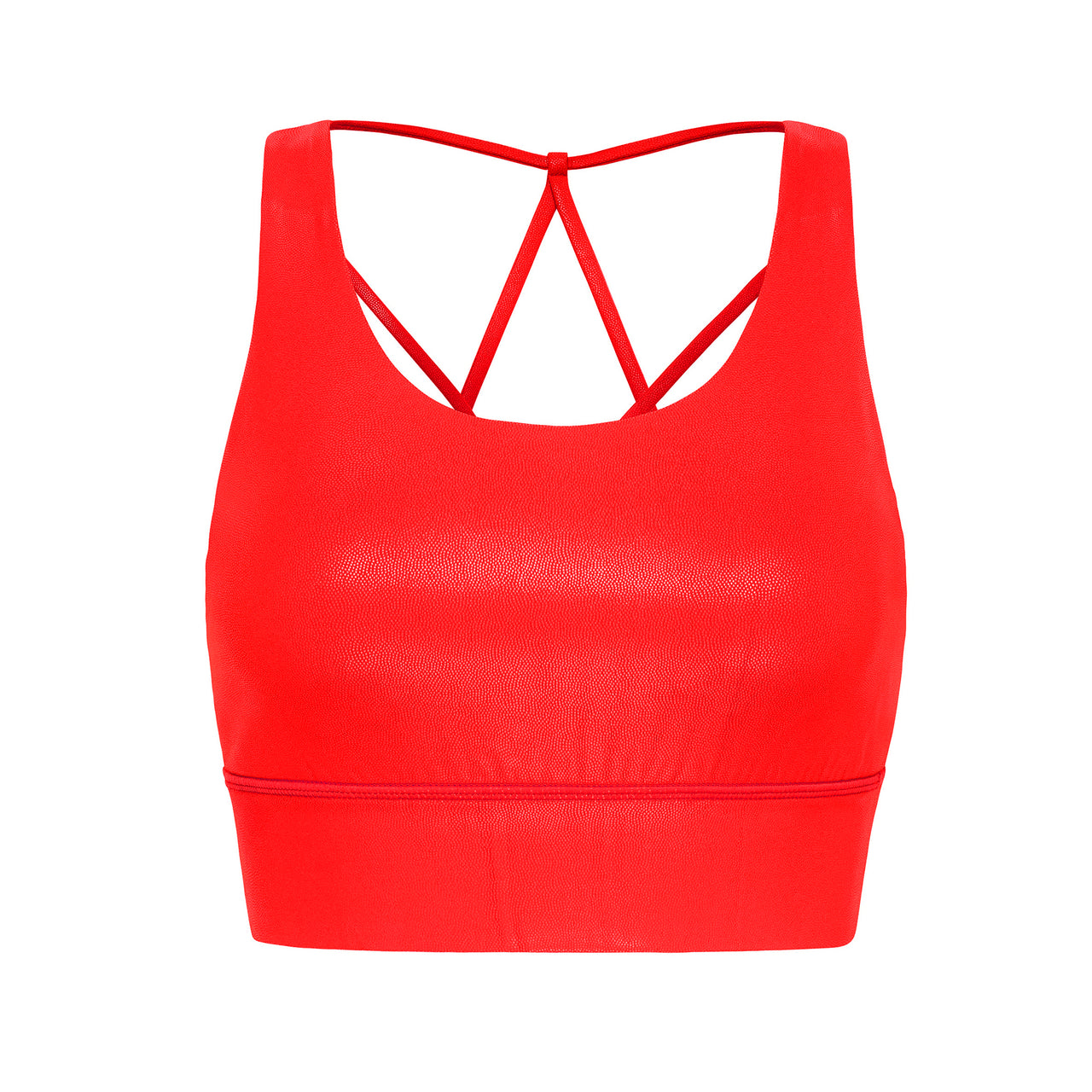 Bold Red Women's Sports Bra