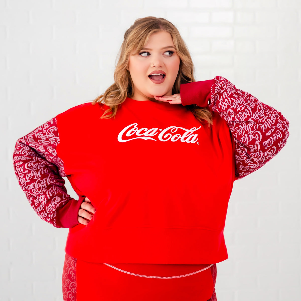 Classic Coca-Cola Women's Crewneck Sweatshirt