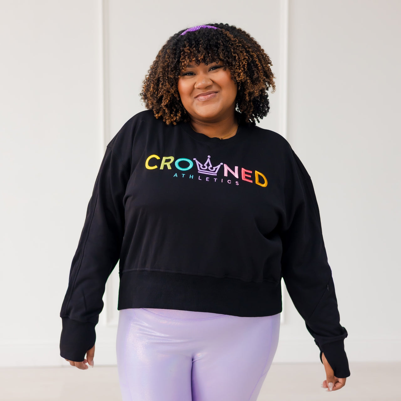 Crowned Sweatshirt - Black