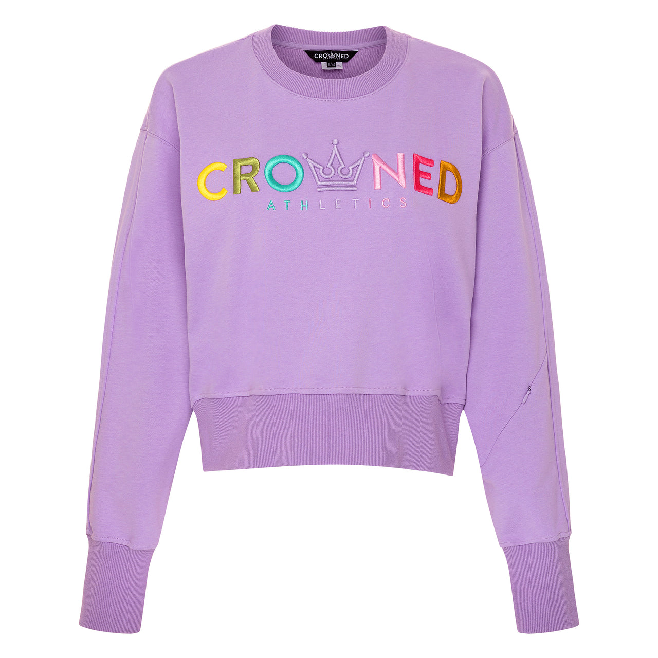 Crowned Sweatshirt - Purple