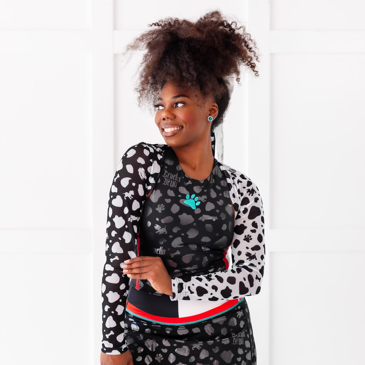 Disney Villain Cruella de Vil Women's Mesh Shrug
