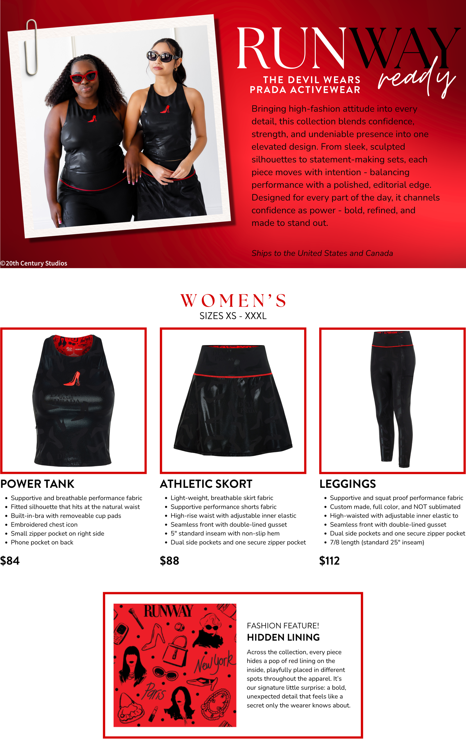 THE DEVIL WEARS PRADA PRODUCT GUIDE