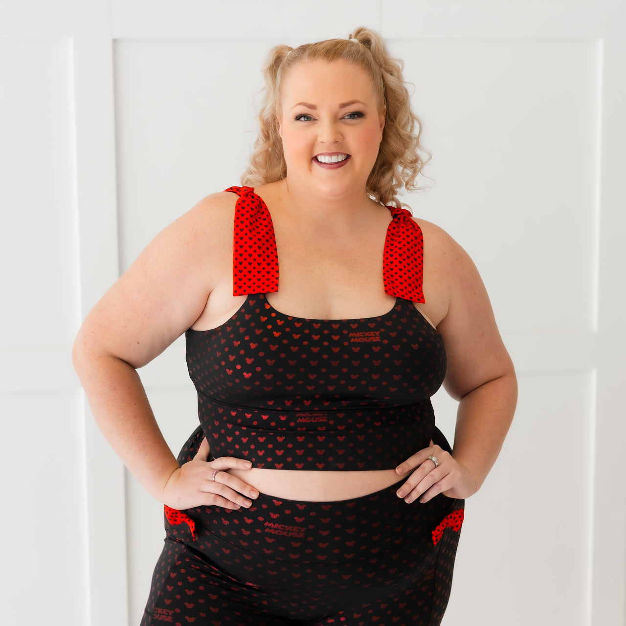 Disney Mickey Mouse Women's Long Sports Bra