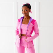 Disney Princess Icons Women's Reversible Jacket - Crowned Athletics