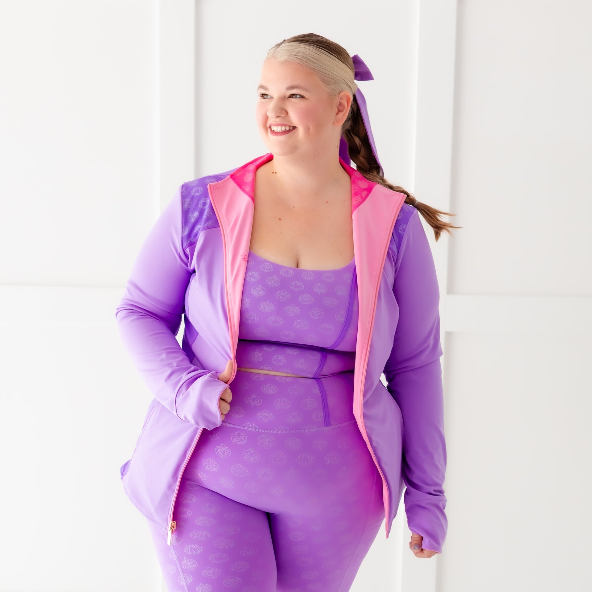 Disney Princess Icons Women's Reversible Jacket - Crowned Athletics