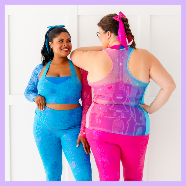 open lace back dress Disney Princess Icons Women's Athletic Dress