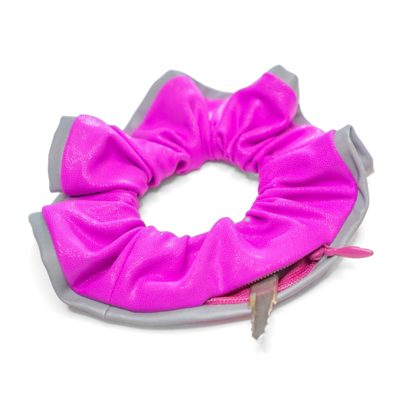 Electric Berry Zipper Scrunchie