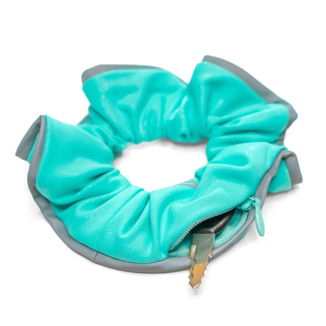 Electric Lagoon Zipper Scrunchie