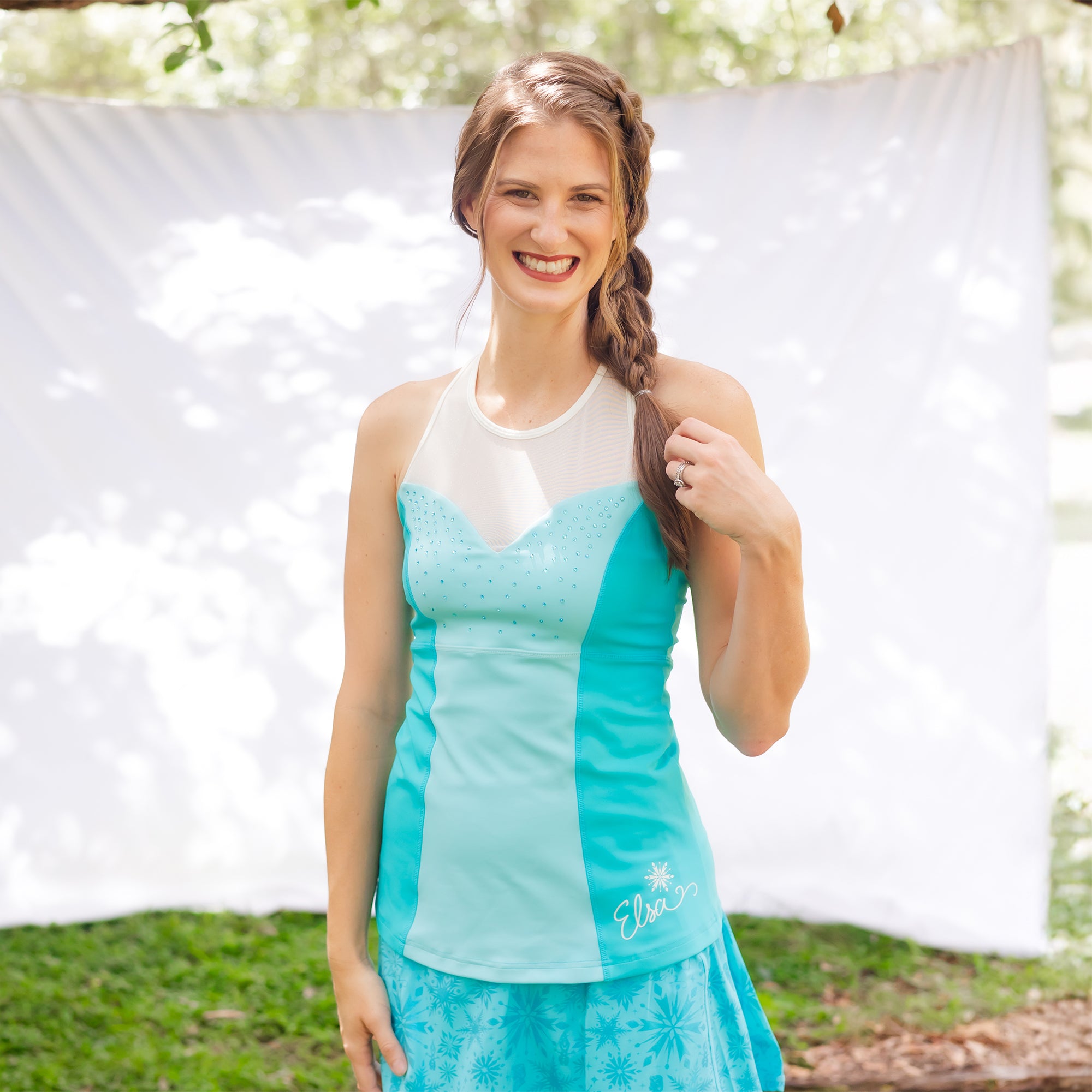 Disney Frozen Elsa Women's Athletic Tank Disney Frozen Elsa Women's Athletic Tank