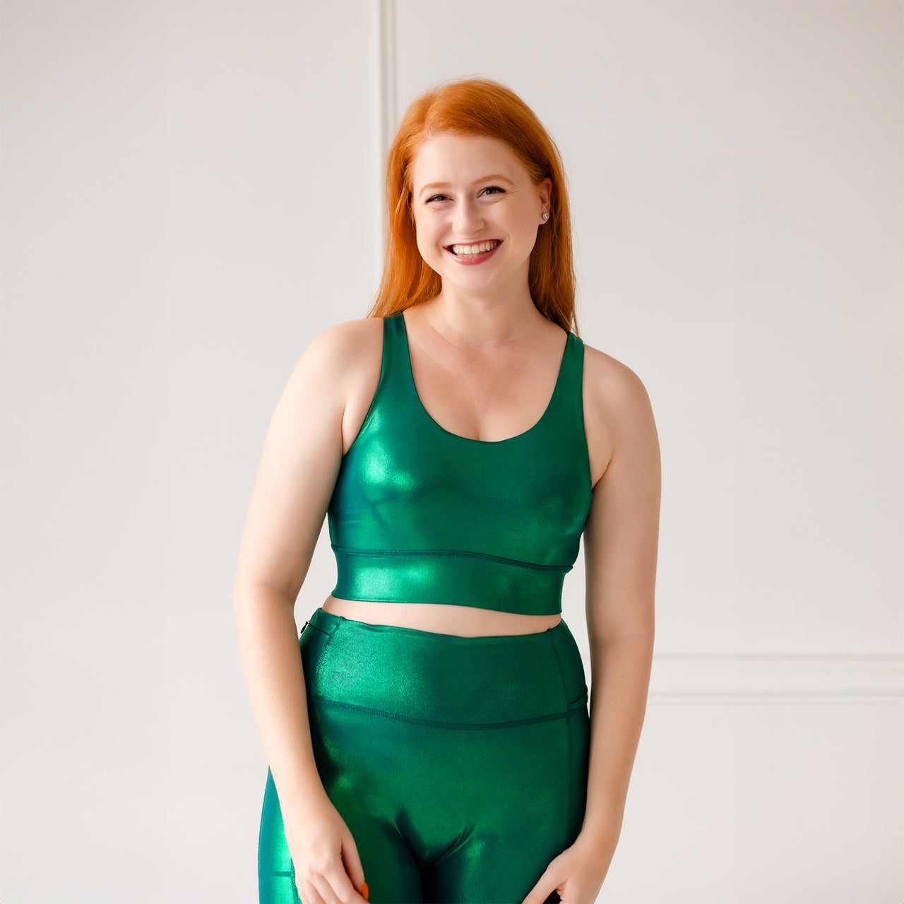 Emerald Jewel Sports Bra