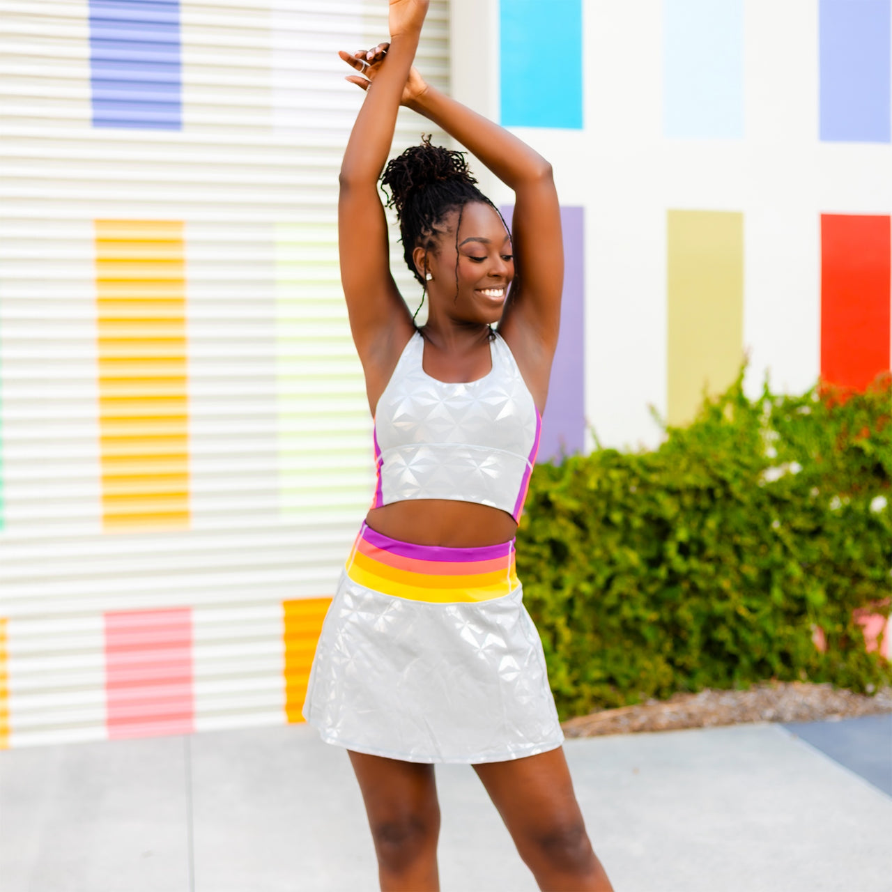 Retro Gray Athletic Skort