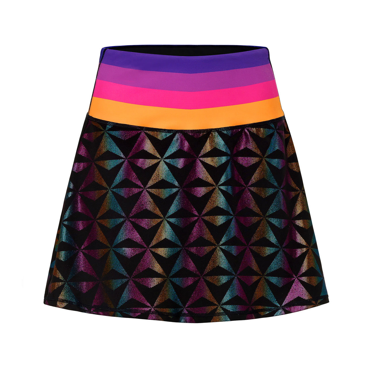 Retro Black Athletic Skort