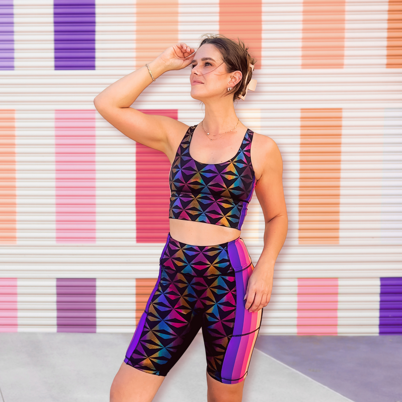 Retro Black Biker Shorts