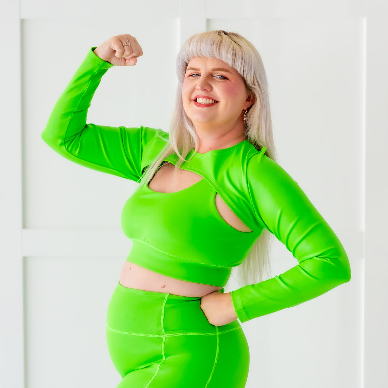 Fresh Green Women's Athletic Shrug
