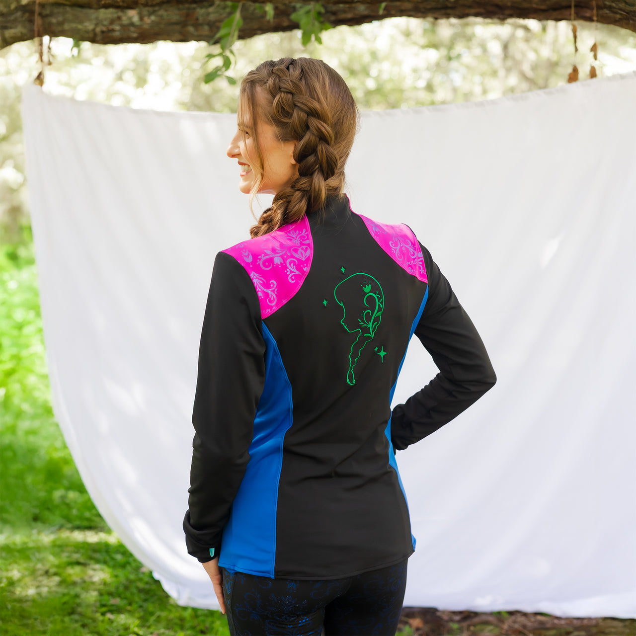 Disney Frozen Sisters Women's Reversible Jacket - Crowned Athletics