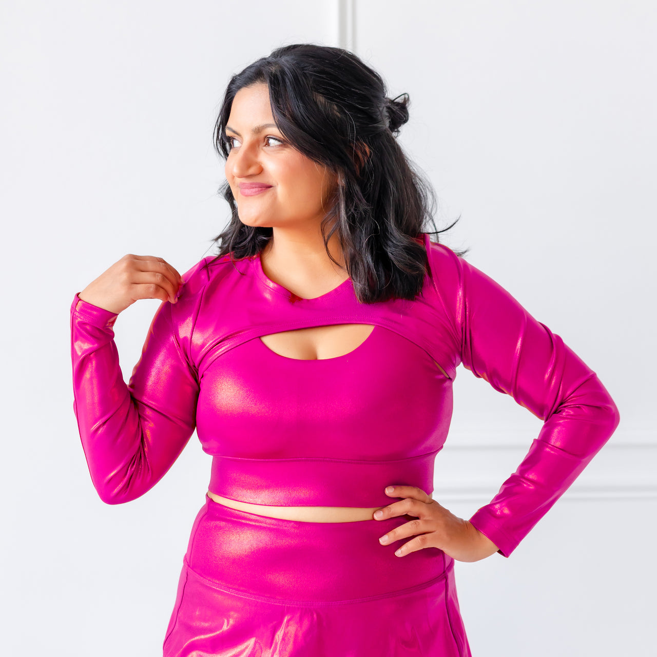 Garnet Jewel Athletic Shrug