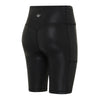 Glitter Black Biker Shorts
