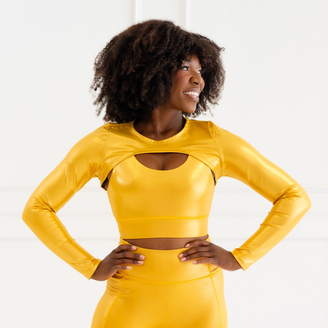 Gold Metal Athletic Shrug