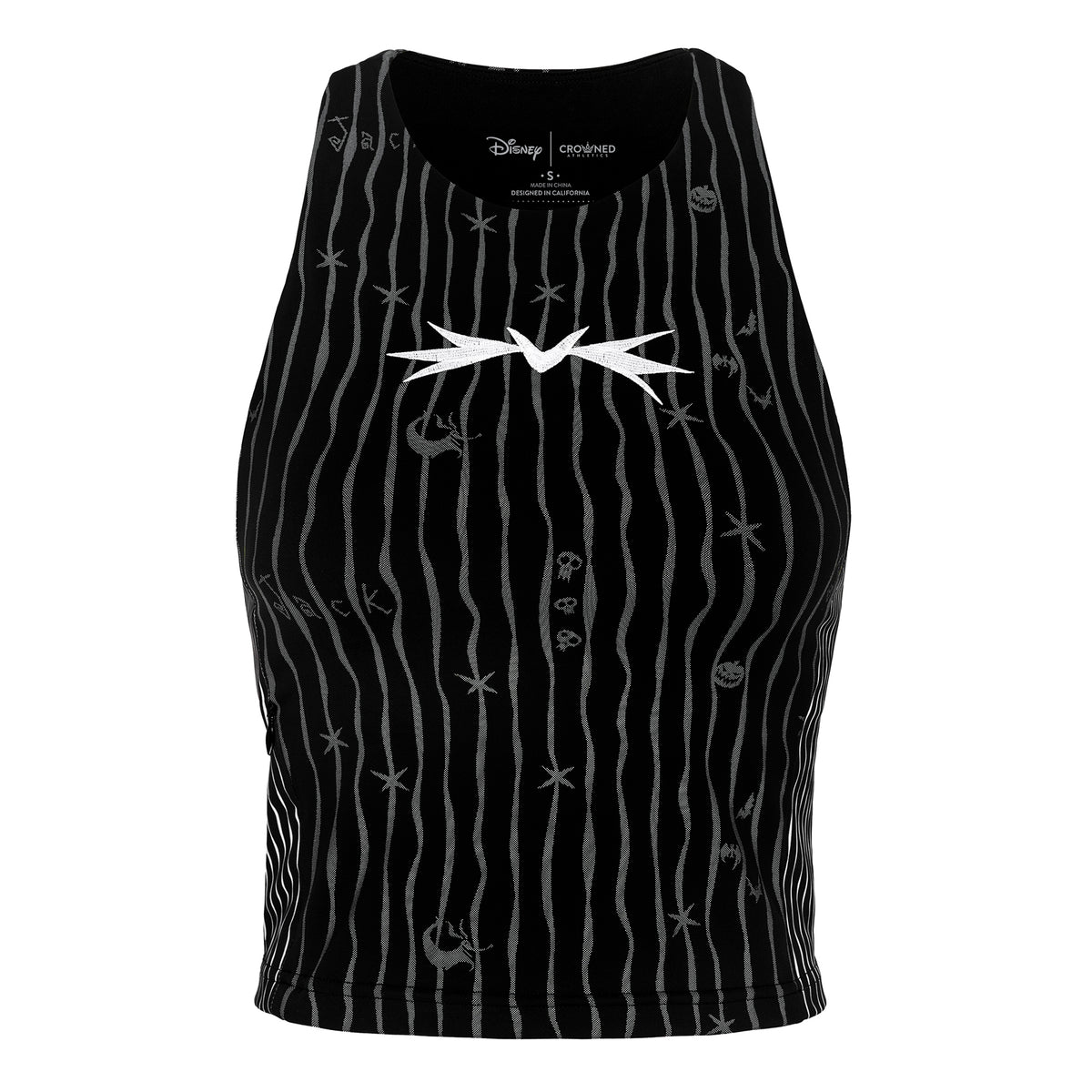 Disney Tim Burton's The Nightmare Before Christmas Jack Skellington Women's Power Tank