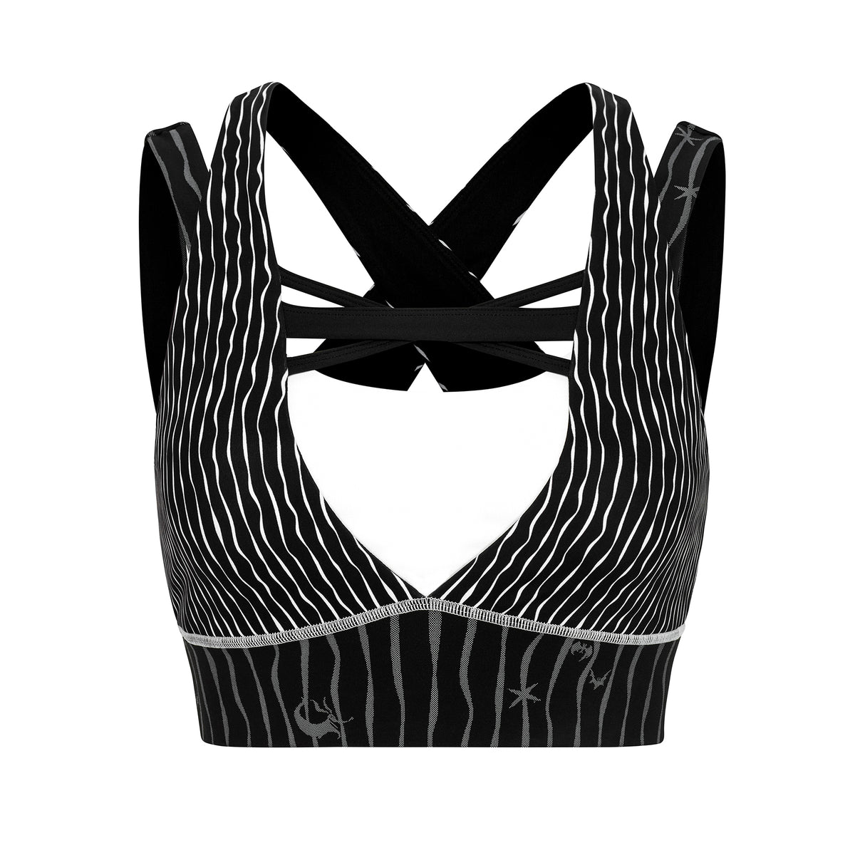 Disney Tim Burton's The Nightmare Before Christmas Jack Skellington Women's Sports Bra