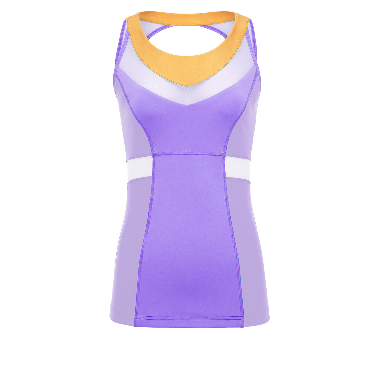 Mosaic Athletic Tank - Purple