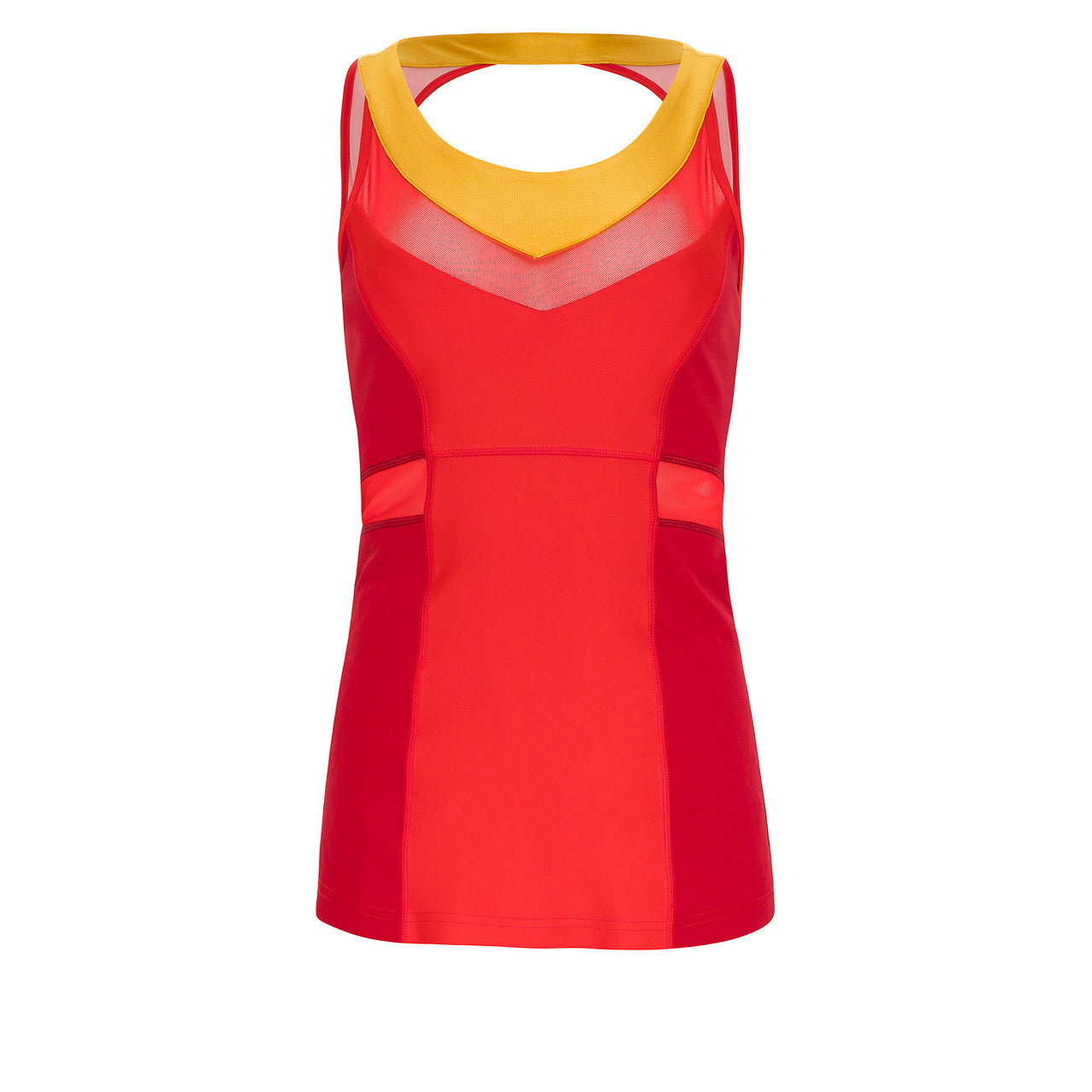 Mosaic Athletic Tank - Red