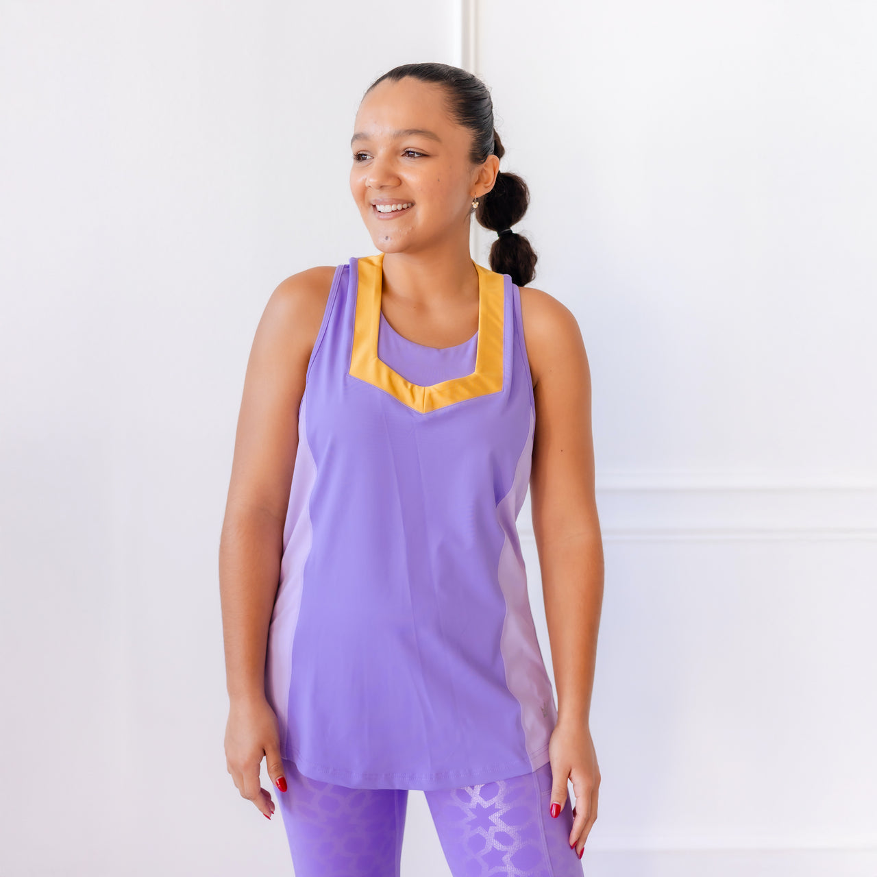 Mosaic Flow Tank - Purple