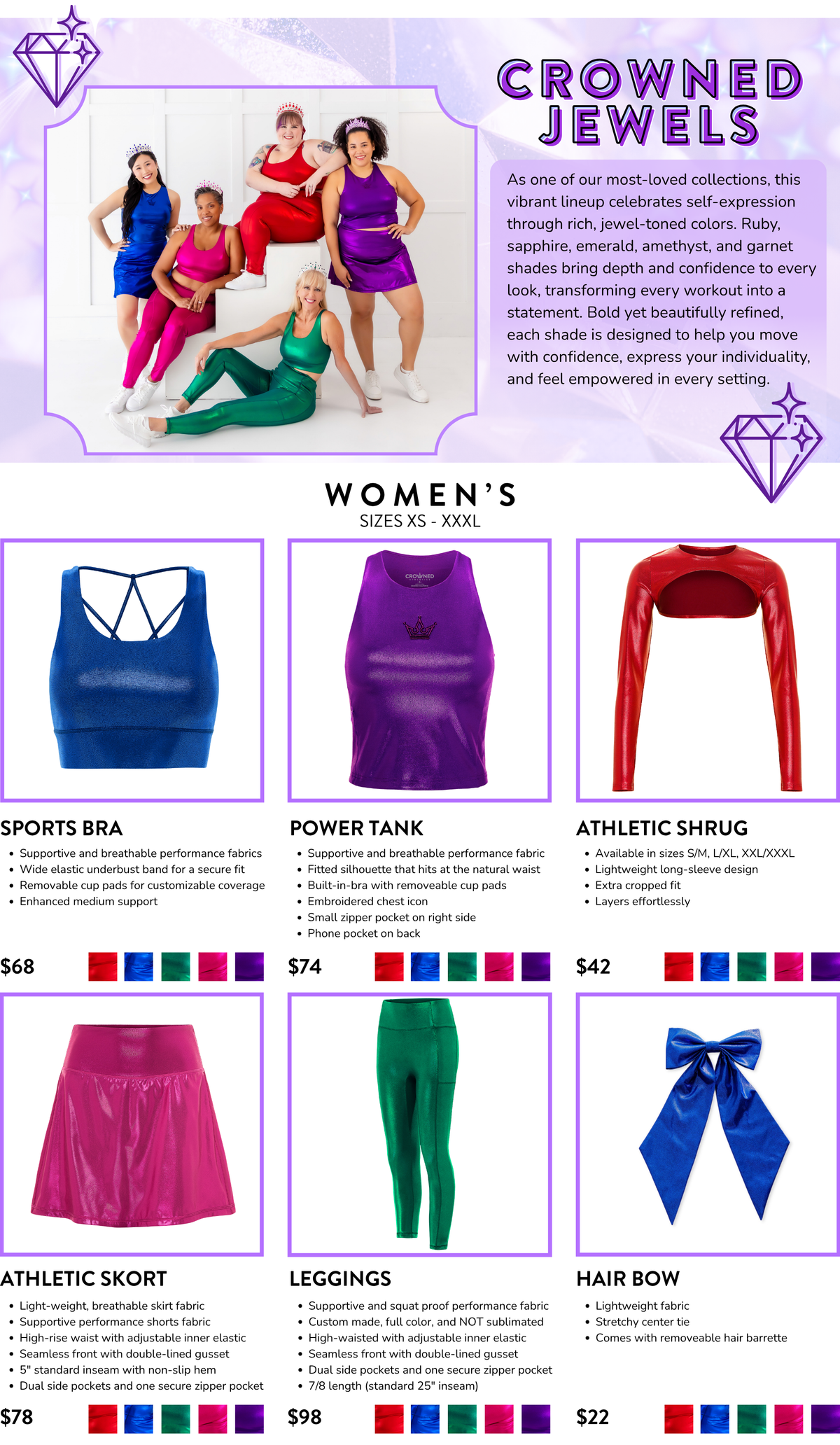 CROWNED JEWELS PRODUCT GUIDE