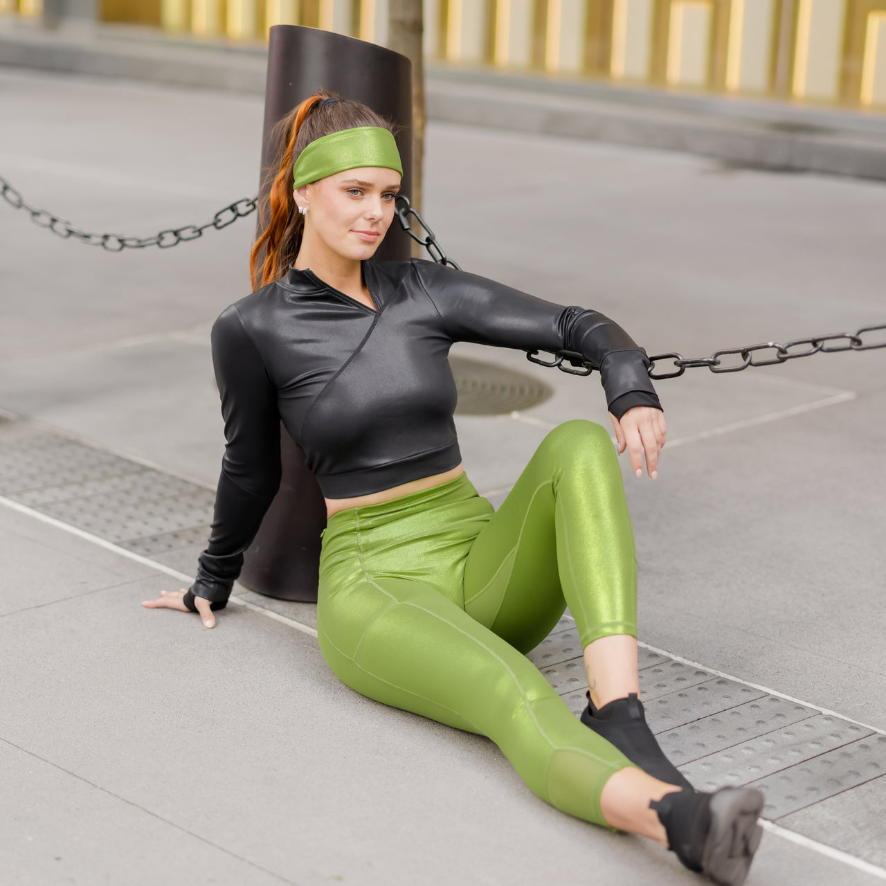 Olive Green Leggings