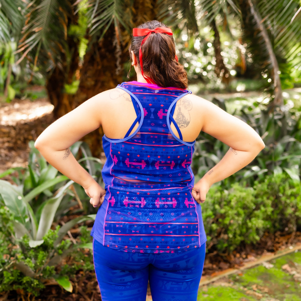 Blue Strength Flow Tank Top