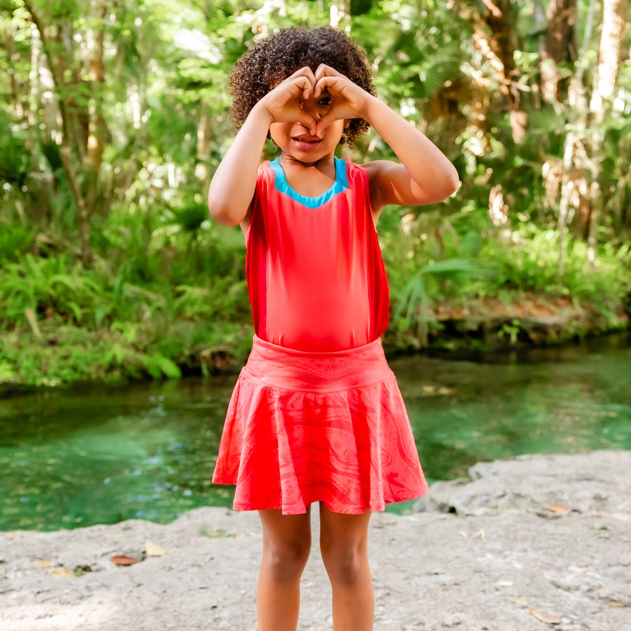 Disney Princess Moana Girls' Athletic Skort