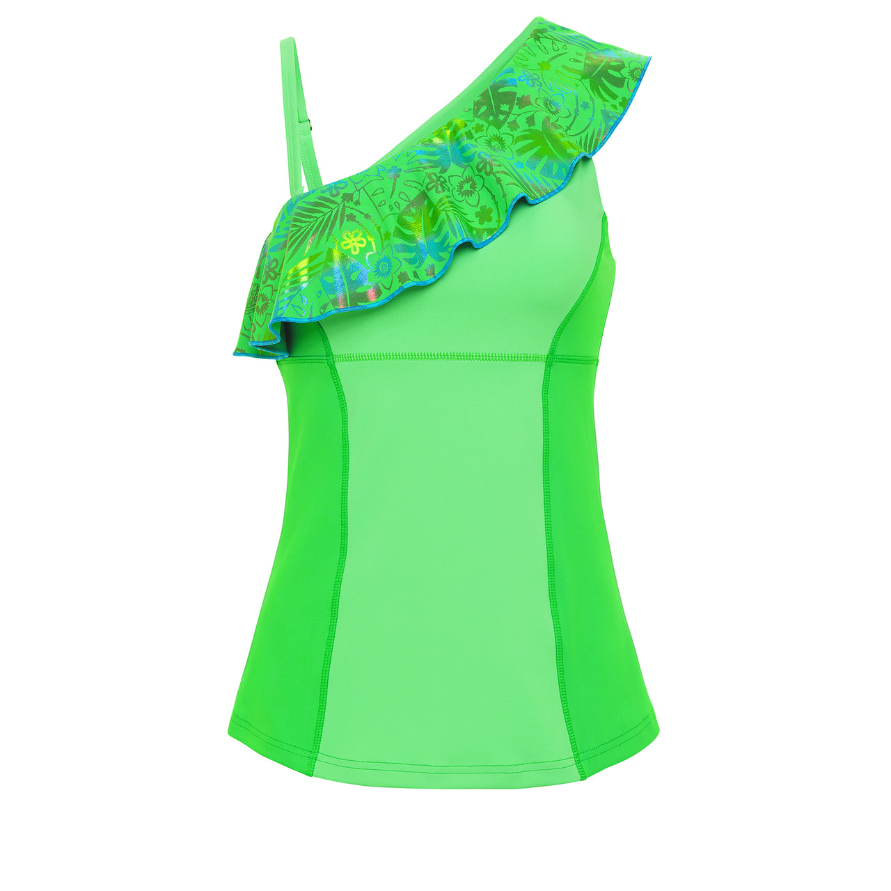 Tropical Green Athletic Tank