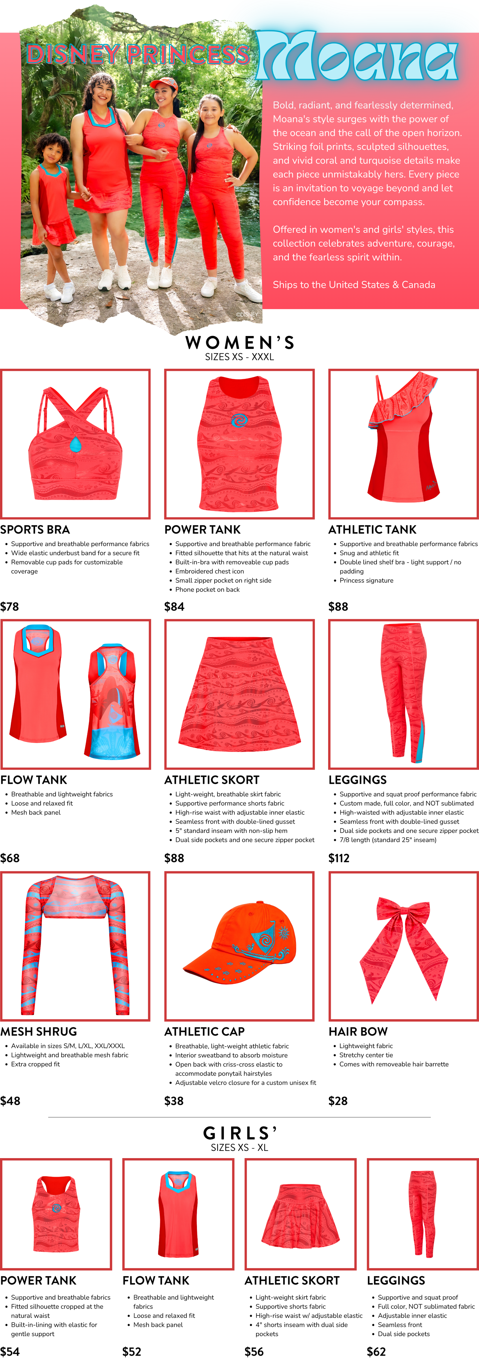 DISNEY PRINCESS MOANA PRODUCT GUIDE