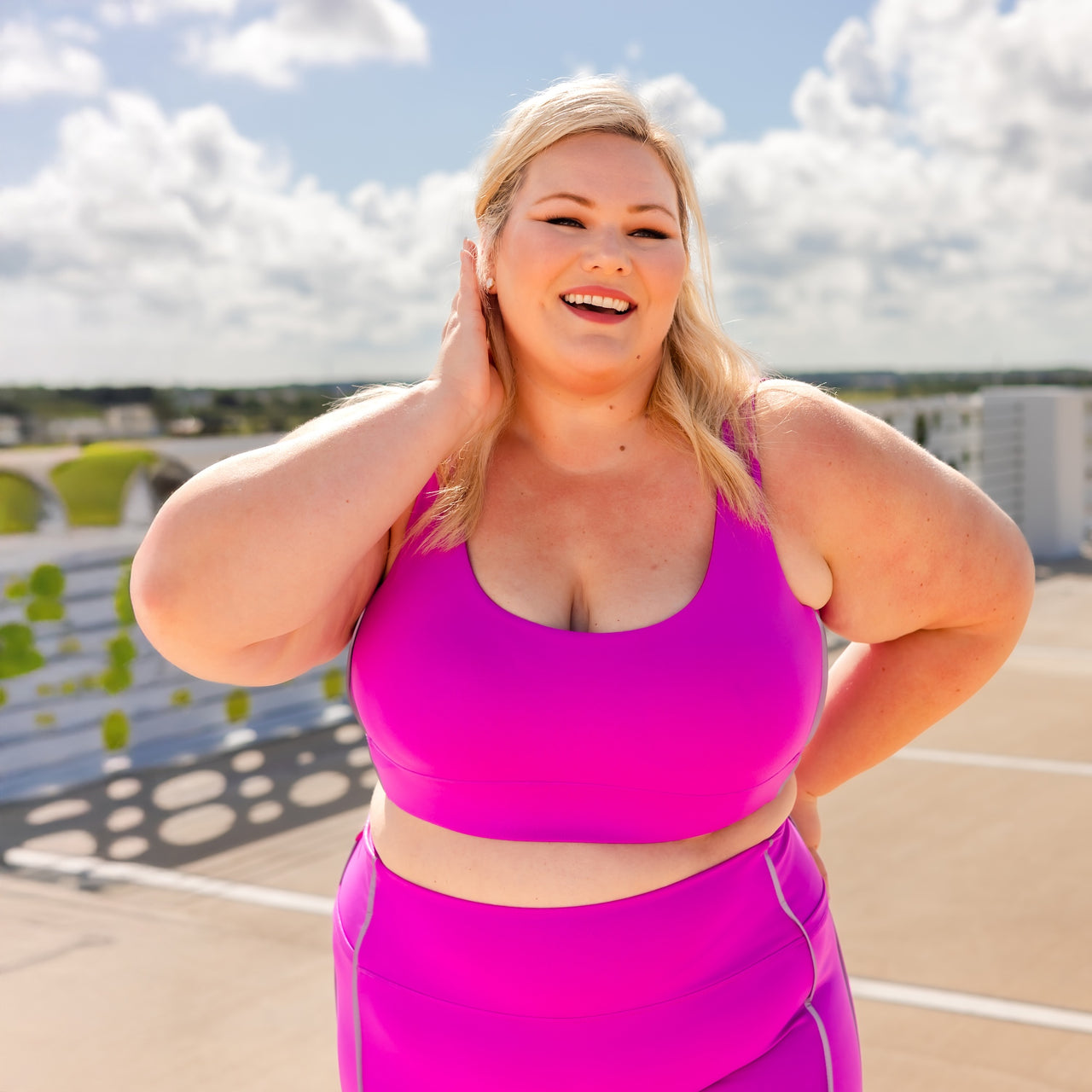 Electric Berry Sports Bra